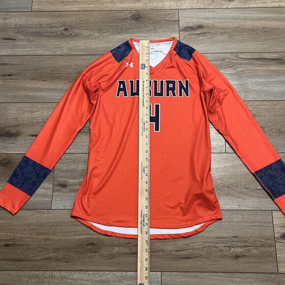 Women's Under Armour Auburn Tigers Volleyball Jersey SZ Small Orange UJVJG4W - Picture 5 of 11